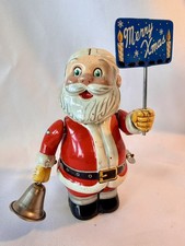 Vintage Tin Babbo Natale Wind