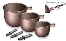 kit 3 coppette pasturazione con canna roubasienne coppa palle pastura carpa