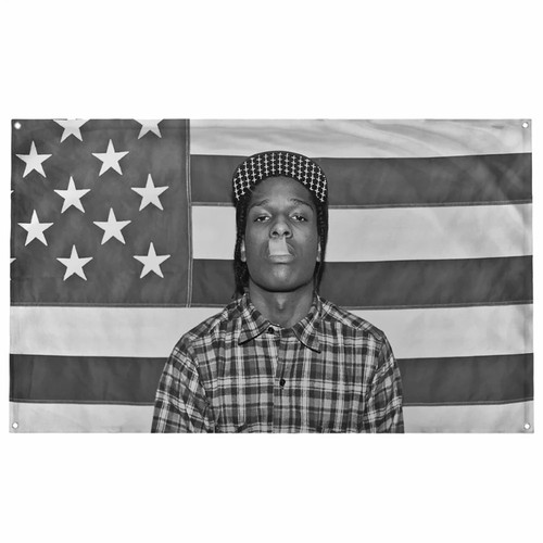 Bandiera americana rap - bandiera, rapper