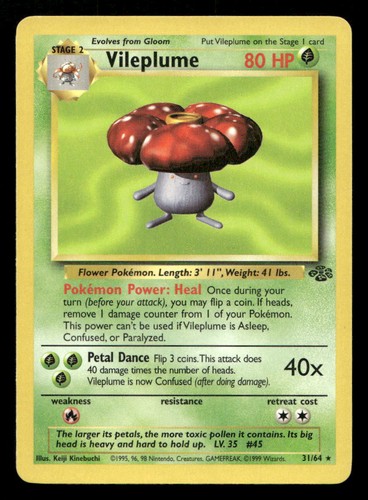Vileplume jungle - vileplume, 31/64