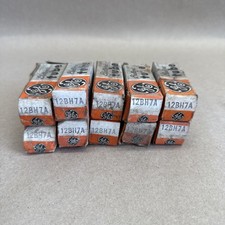 Lotto di 10 piatti GE 12bh7a grigi nuovi con scatola abbinati Quad TV7