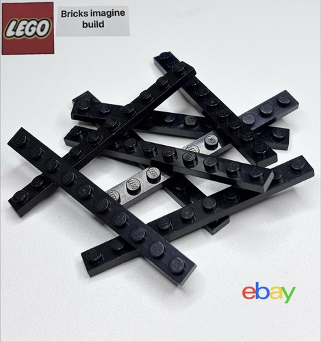Lego anni piatto - 8x, nero