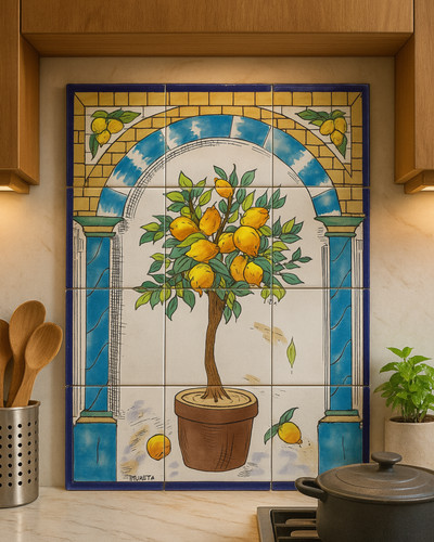 Pannello murale piastrelle