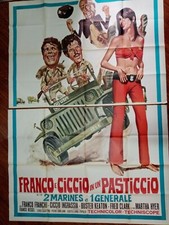 R@RIT@' MANIFESTO FILM 140 X 200-FRANCO E CICCIO IN UN PASTICCIO-RIF.N.48
