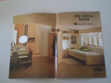 VECCHIO DEPLIANT BROCHURE MINOTTI ITALIA SISTEMA CLIC BONTALORO - VINTAGE '80