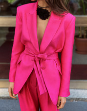 Giacca blazer zara rosa caldo - giacca,