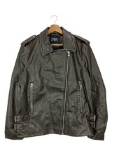 ZARA Giacca in ecopelle Donna