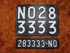  TARGA AUTO D’EPOCA COMPLETA