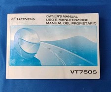 libro uso e manutenzione HONDA VT750S. 2010.