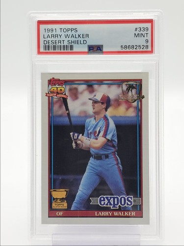 Larry walker 1991 topps - walker,