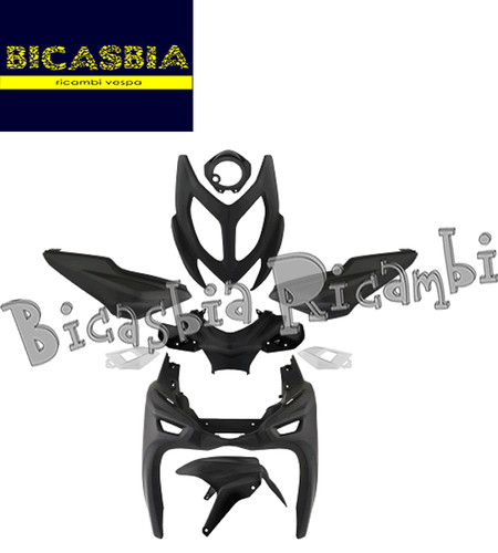 7046 kit carene pezzi nero - -,