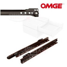 GUIDA GUIDE SCORREVOLI PER CASSETTI DI MOBILI CUCINA ARMADIO 50 CM COLOR MARRONE