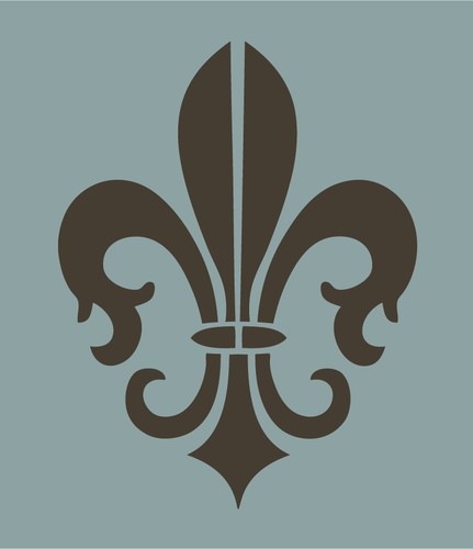 Grande parete fleur lis - de,