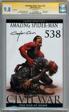 AMAZING SPIDER-MAN #538 VARIANT CGC 9.8 SIGNATURE SERIES SIGNED CLAYTON CRAIN