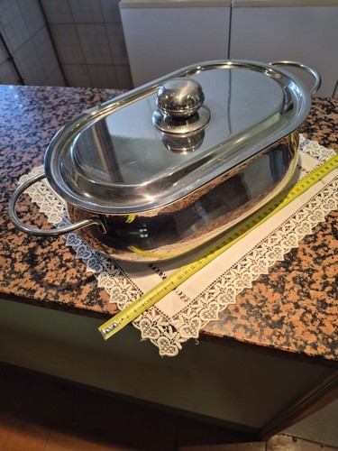 Casseruola acciaio inox - , con