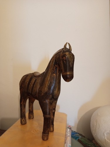 Scultura cavallo equestre - , in