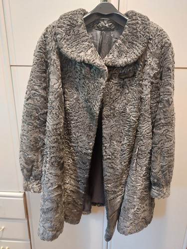 Pelliccia astrakan grigio - pelliccia,