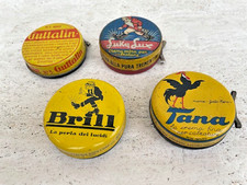 Vintage contenitori in latta Lucido da Scarpe dei Marchi Top
