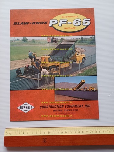 Blaw knox asfaltatrice - pf, 65