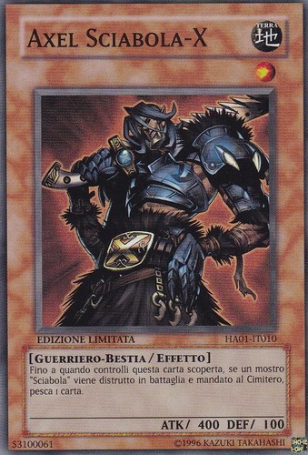 Carta axel - yu-gi,