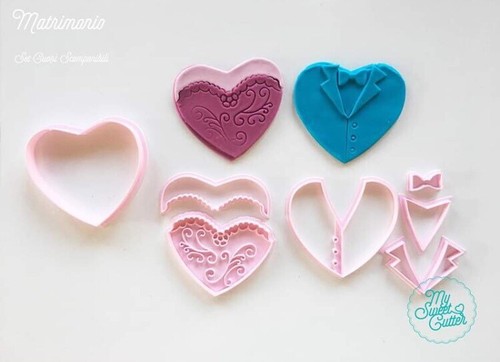 Matrimonio cuori sposi - cuori,