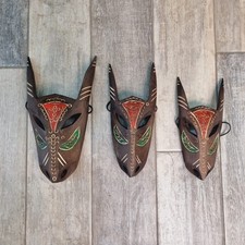 Maschera in legno Boes