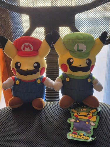 Mario luigi pikachu peluche - mario,