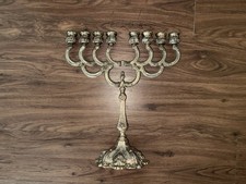 Menorah Hanukkah 14" vintage