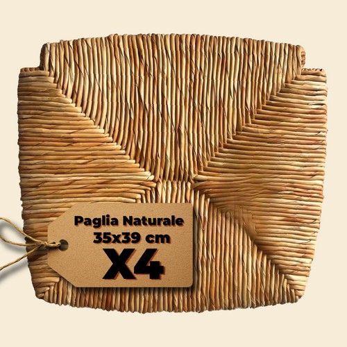 Seduta paglia naturalper - in,