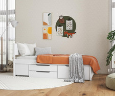 , Letto Singolo 90 X 200 Cm