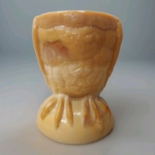 ALIG Imperial scorie di vetro caramello gufo solo fondo vintage anni 50