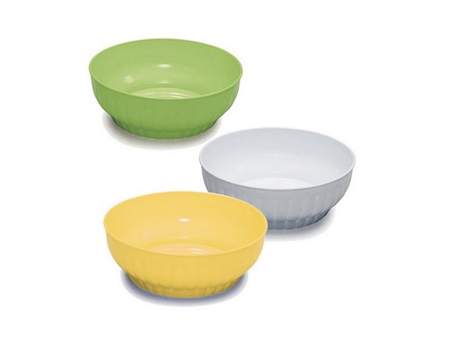 Insalatiera plastica costolata - insalatiera,