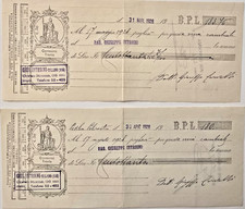 Cambiali 1928 B.P.L. (n.2) con