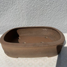 Grande vaso per bonsai Tokoname tradizionale da 32 cm in buone condizioni "...