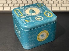 Scatola Fossil in latta edizione "casetta per uccelli" colore azzurro