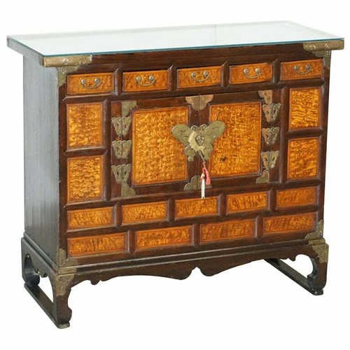 Antica credenza farfalla - antica,
