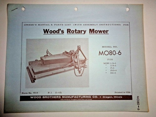 Woods mo80 tosaerba rotante - woods, mo80-6