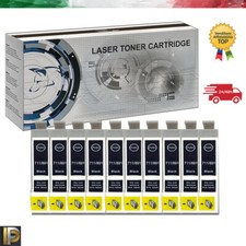 10 cartucce NERE per Epson SX100 SX105 SX110 SX115 SX205 SX210 DX4400 BX300F