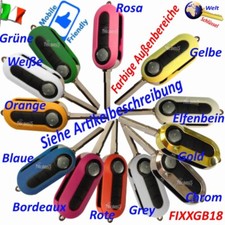 Cover chiave pieghevole shell FIXXGB18 colorata FLIP SIP22 3 tasti per FIAT 500 PAND