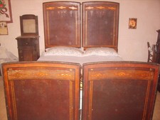 LETTO ANTICO IN FERRO BATTUTO