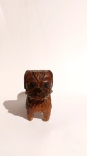 Scultura cane vintage legno