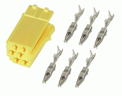 Connettore mini iso giallo - iso, x