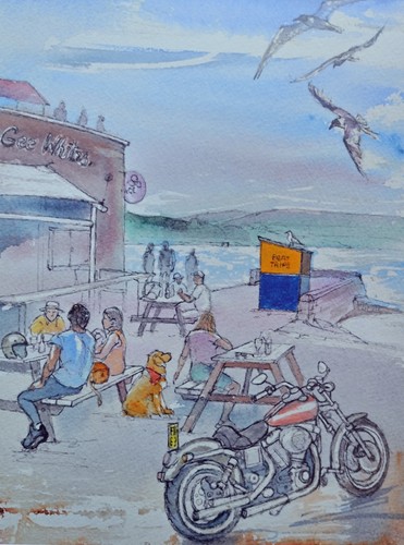 Stampa artistica swanage bay - stampa,