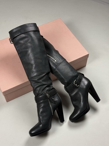 Scarpe stivali miu - miu,