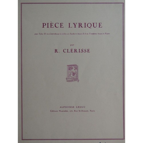 Clérisse robert pezzo lirico - pezzo,