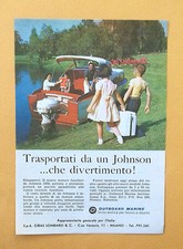 D063 - Advertising Pubblicità -1959- MOTORI JOHNSON , OUTBOARD MARINE