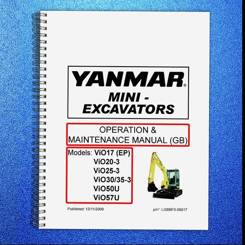 Yanmar vio17 vio57u - ,