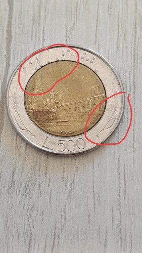 Moneta 500 lire 1984 rara - moneta,