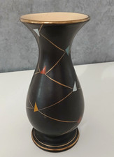 Vaso Nero Disegni Astratti