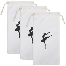  3 Pcs Sacchetto Per Scarpette Danza Buste Borsa Ballo Ragazze Ballerina